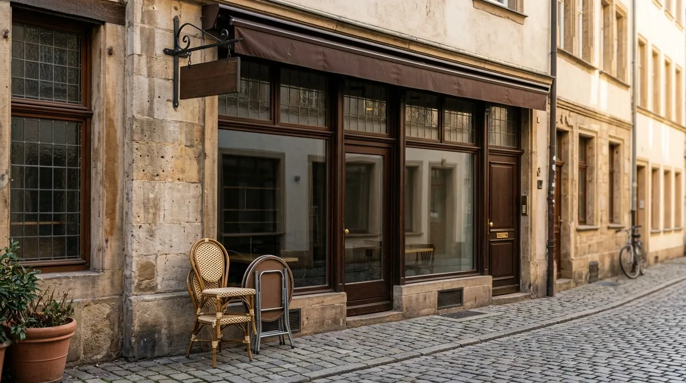 Bistro-Außenansicht