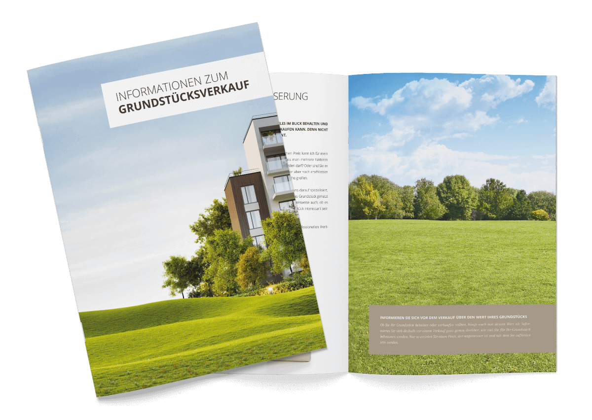 Infobroschüre zum Grundstücksverkauf