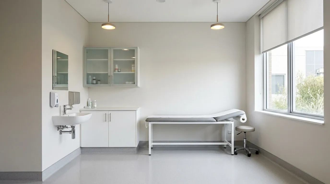 Behandlungszimmer in der Übergabe