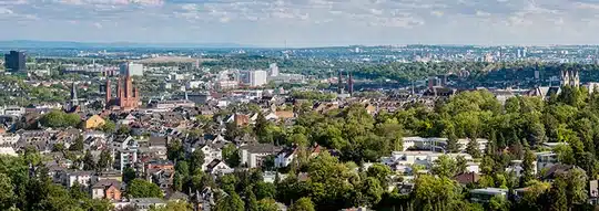 Stadtpanorama von Wiesbaden